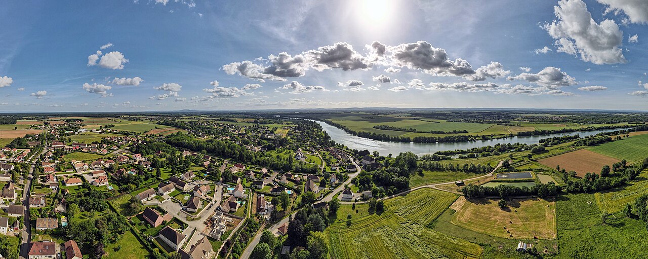 Vue de Châtenoy-en-Bresse