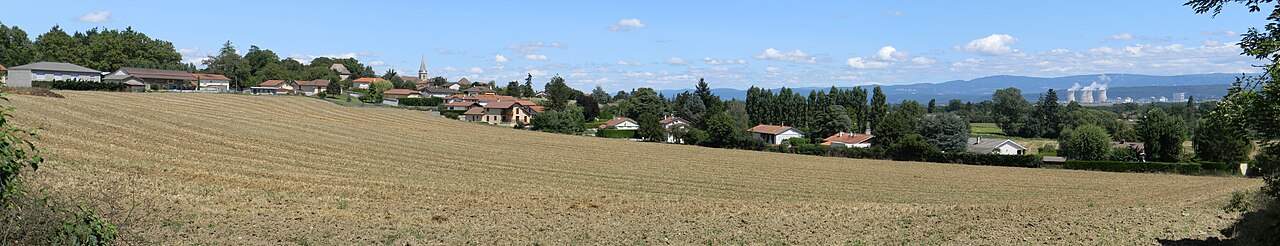 Vue de Chavanoz