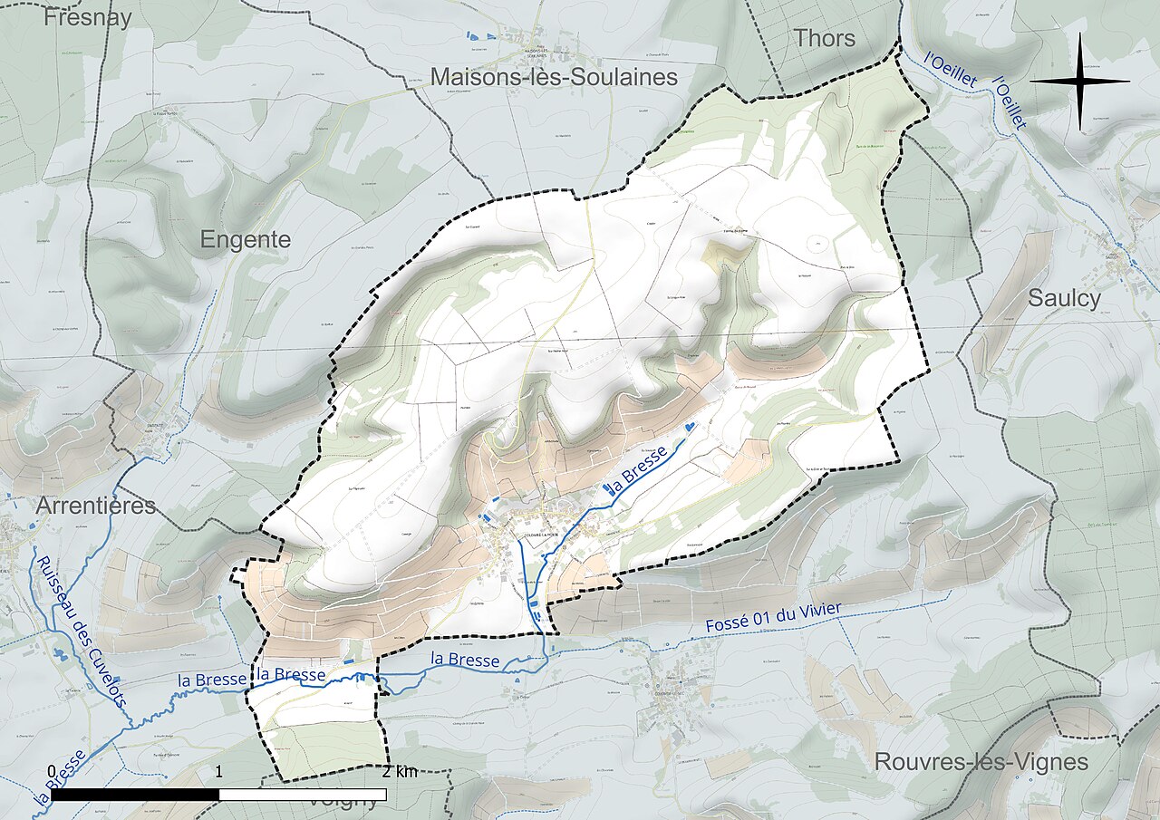 Vue de Colombé-la-Fosse