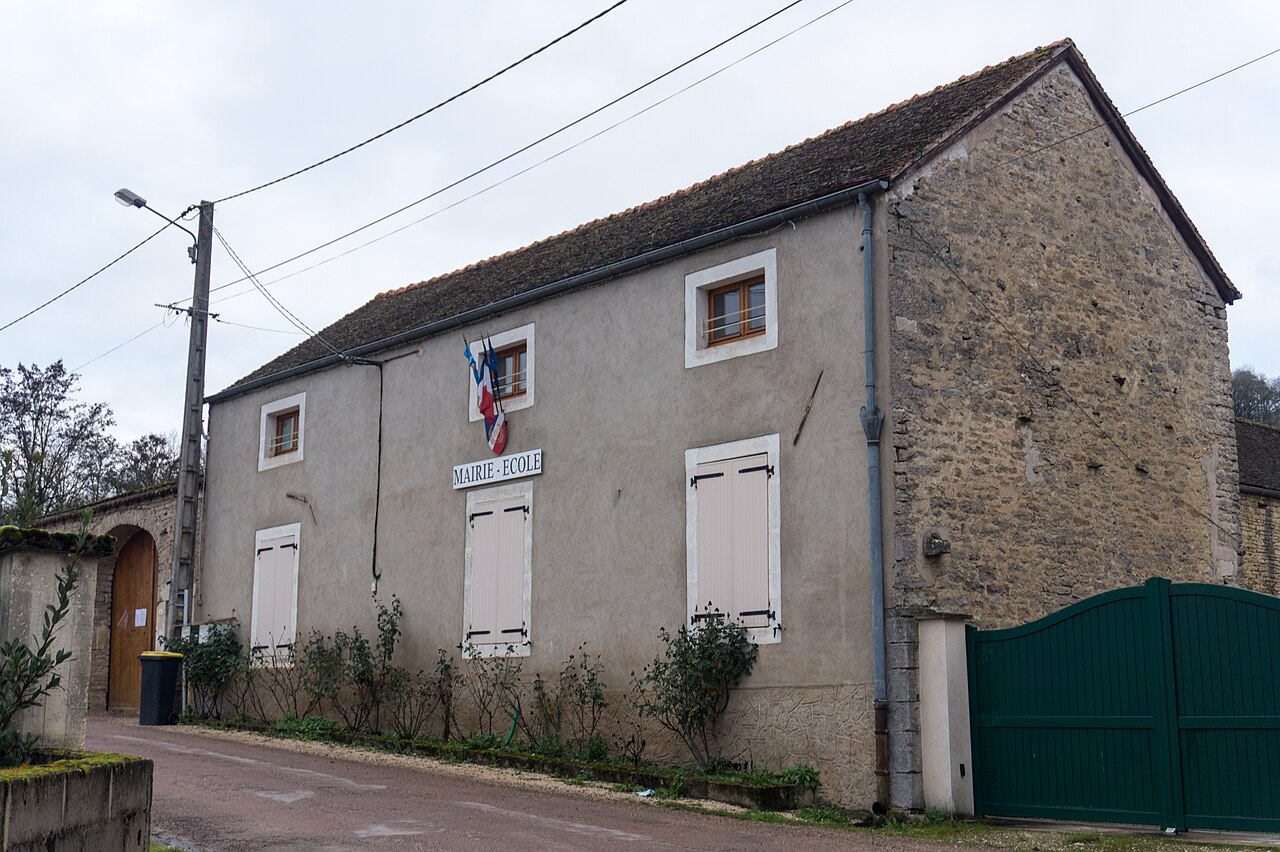 Vue de Courcelles-lès-Montbard