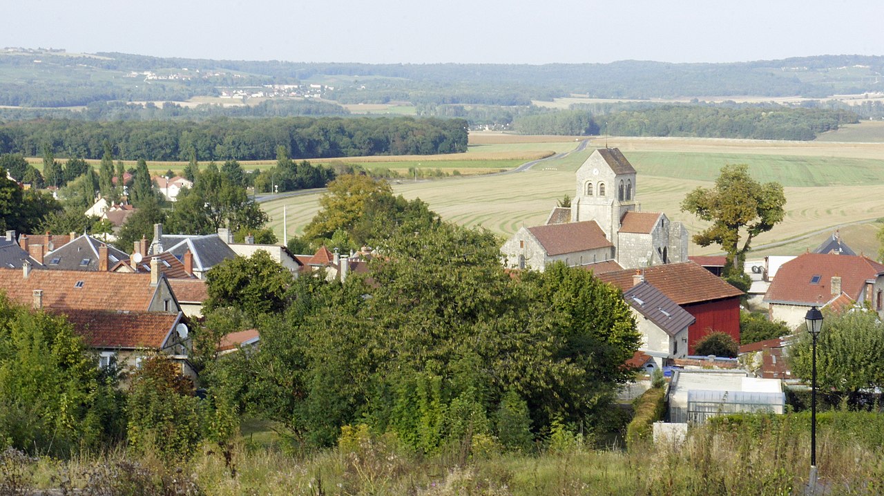 Vue de Courcelles-Sapicourt