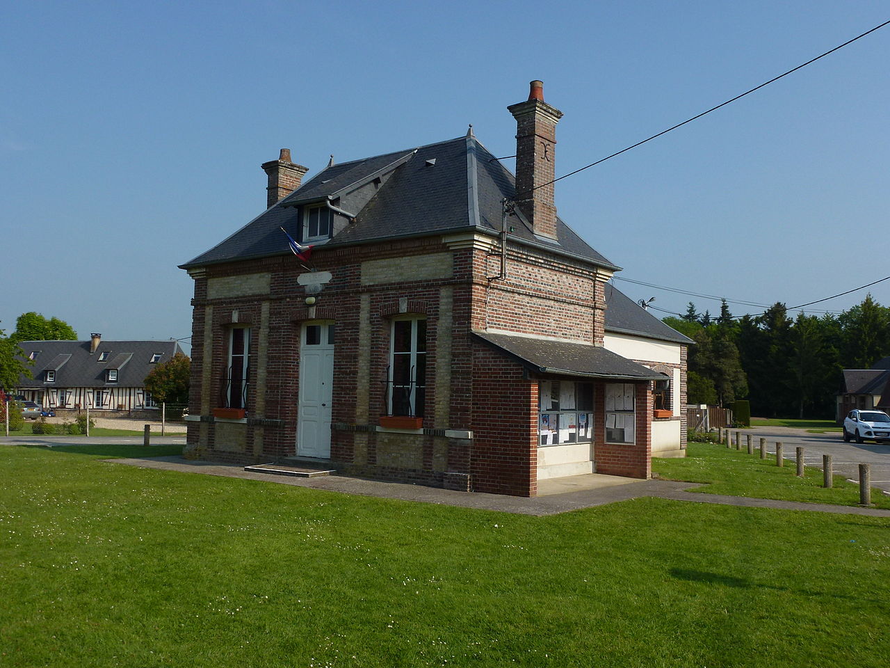 Vue de Crosville-la-Vieille
