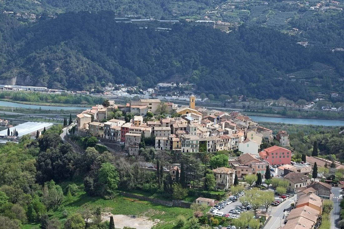 Vue de Gattières