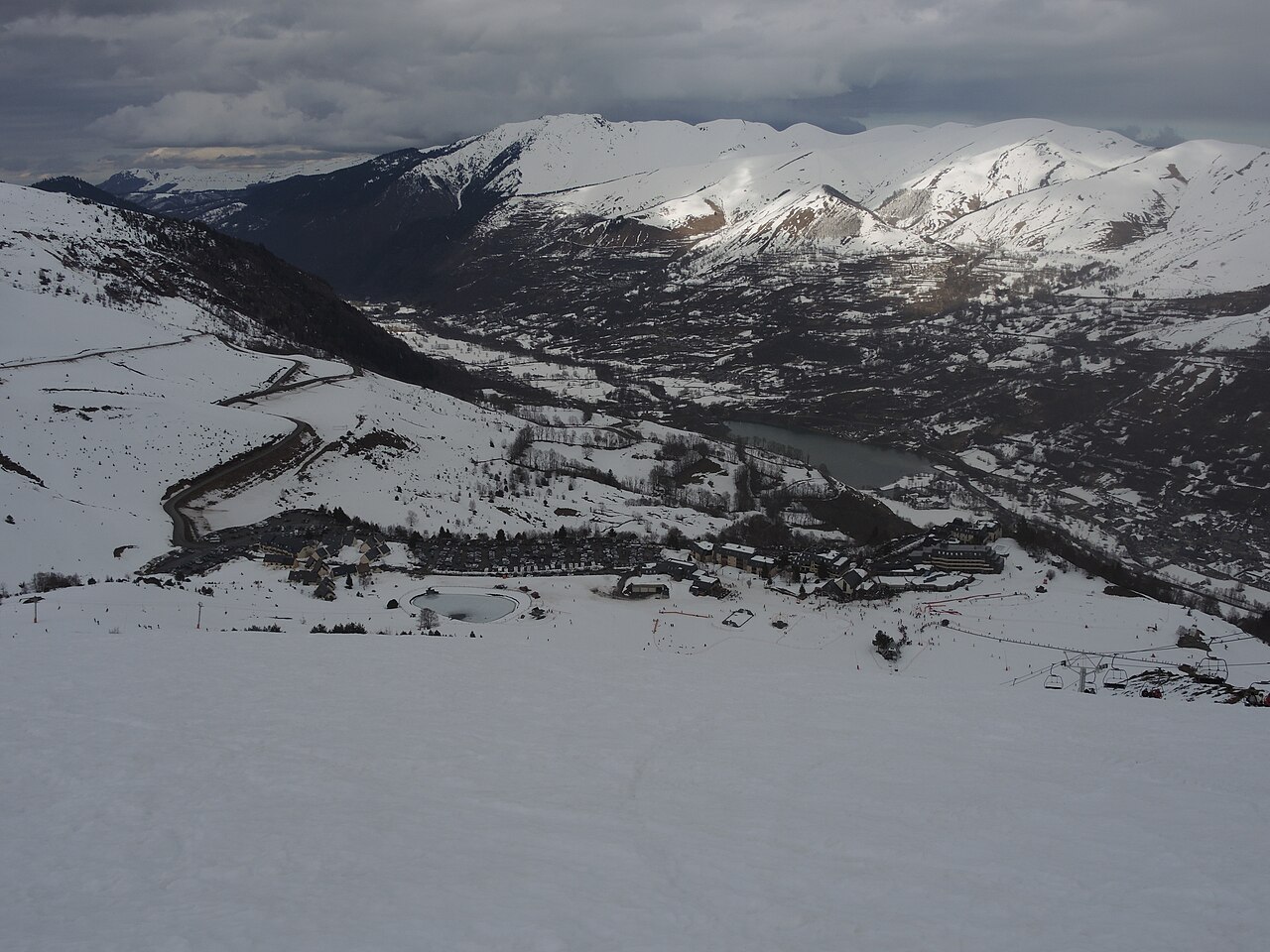 Vue de Génos