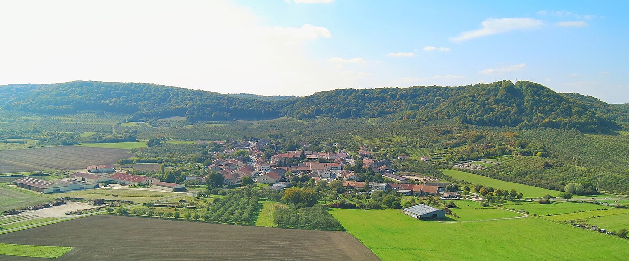 Vue de Heudicourt-sous-les-Côtes