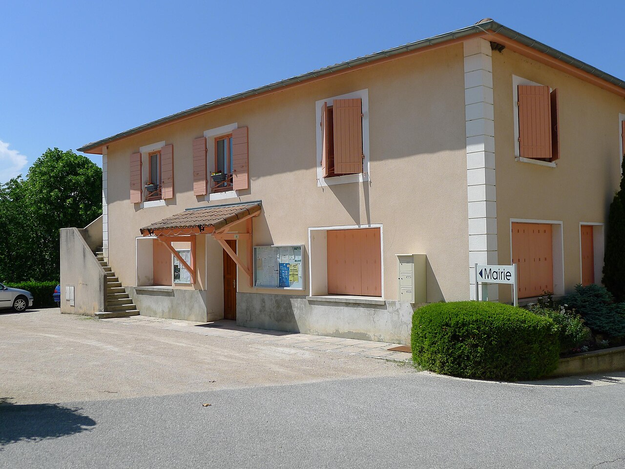 Vue de Hostun