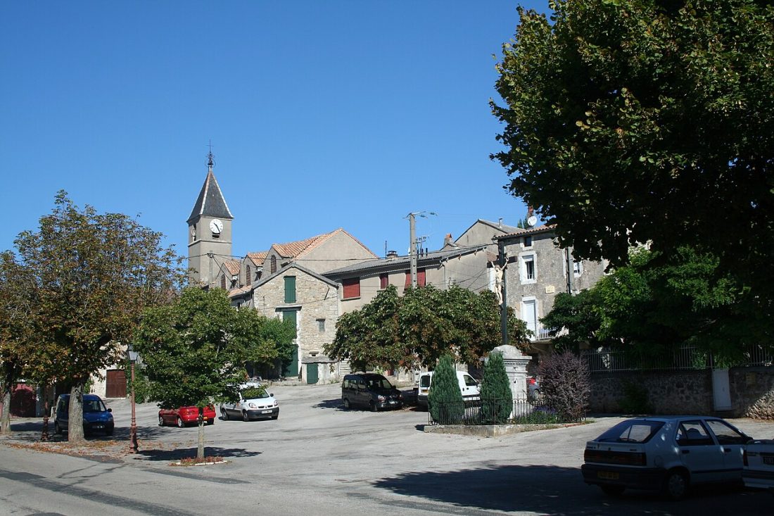 Vue de L'Hospitalet-du-Larzac