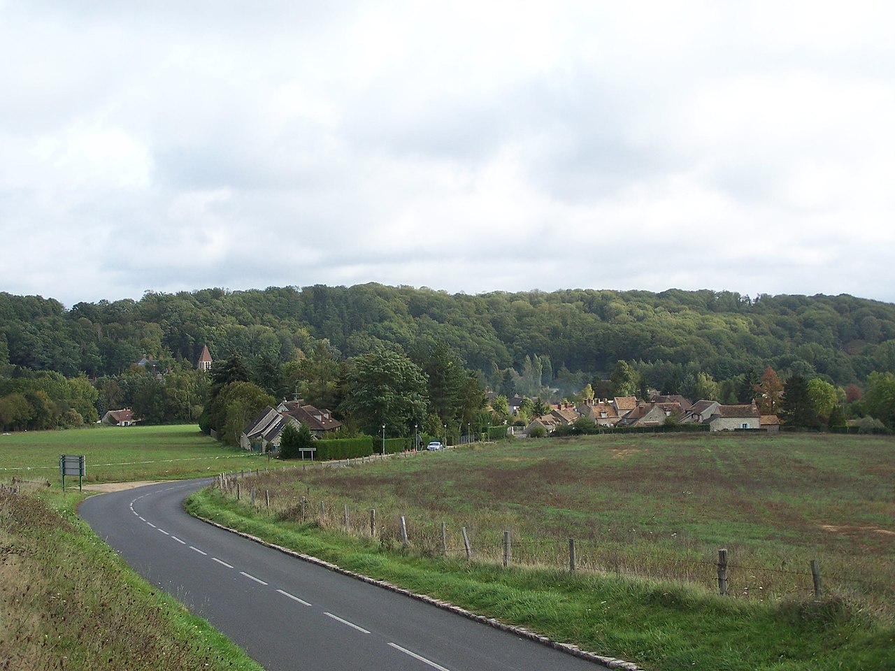 Vue de La Celle-les-Bordes