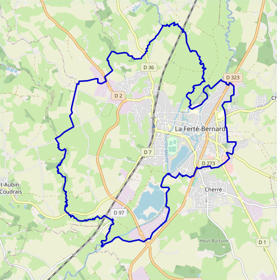 Vue de La Ferté-Bernard