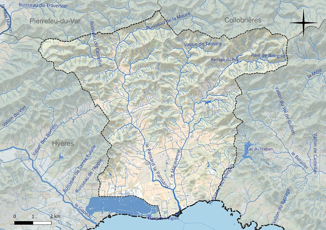 Vue de La Londe-les-Maures