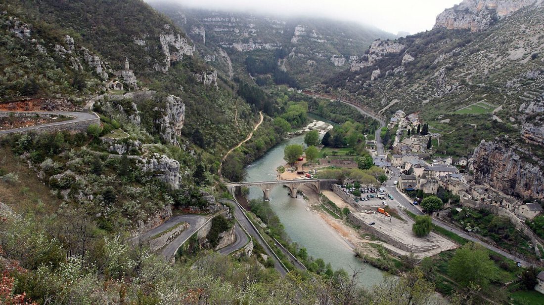 Vue de La Malène
