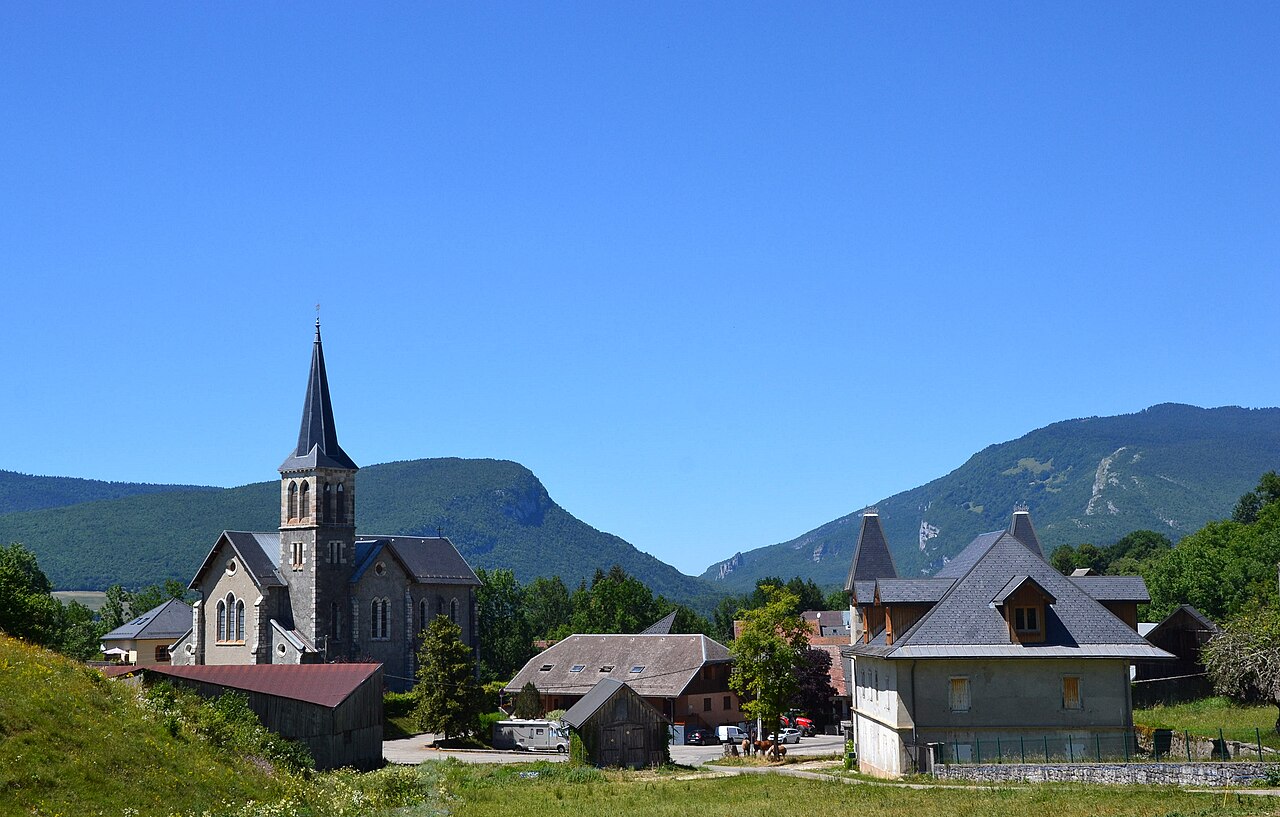 Vue de La Motte-en-Bauges