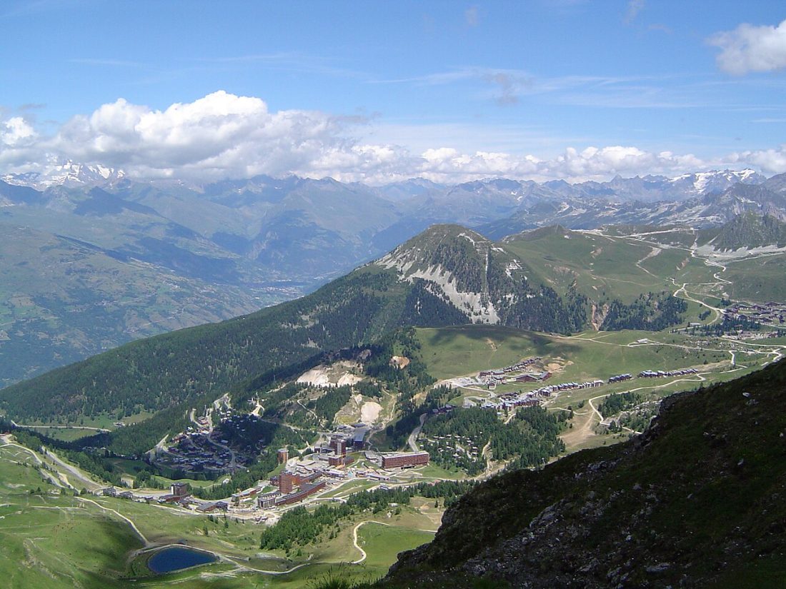 Vue de La Plagne Tarentaise