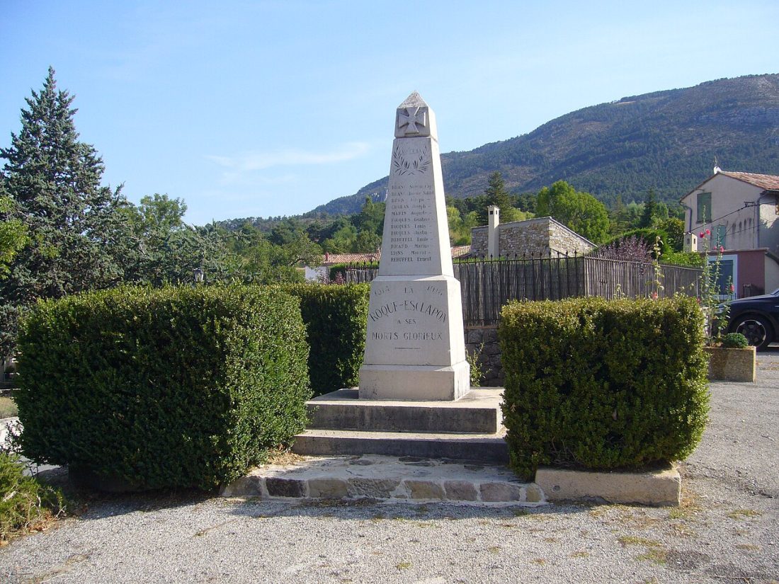 Vue de La Roque-Esclapon