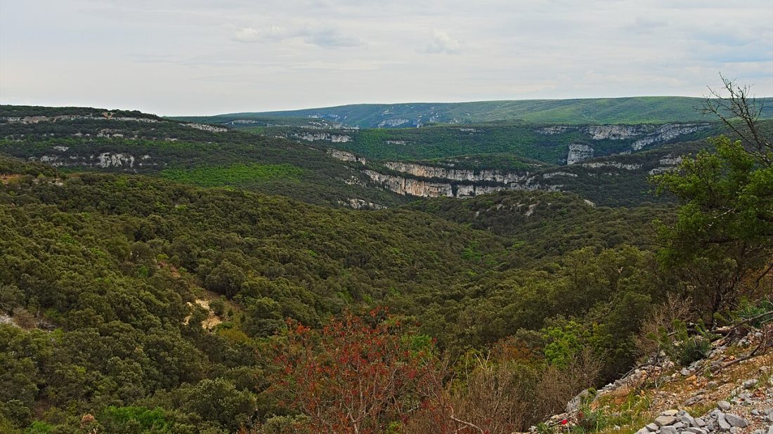 Vue de Labastide-de-Virac