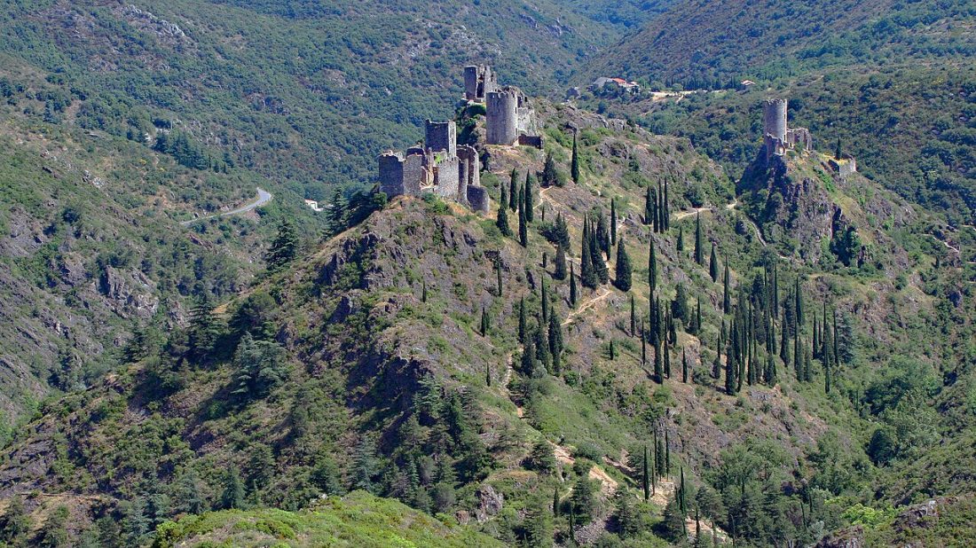 Vue de Lastours