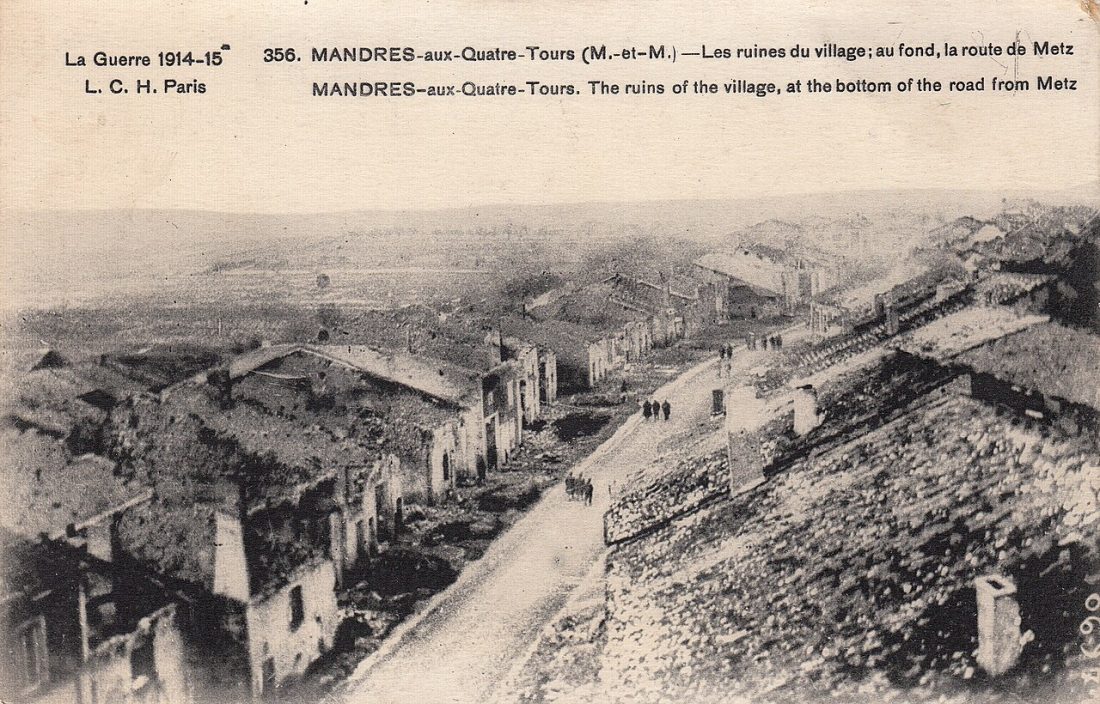 Vue de Mandres-aux-Quatre-Tours
