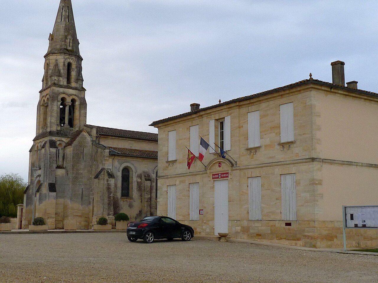 Vue de Marcenais