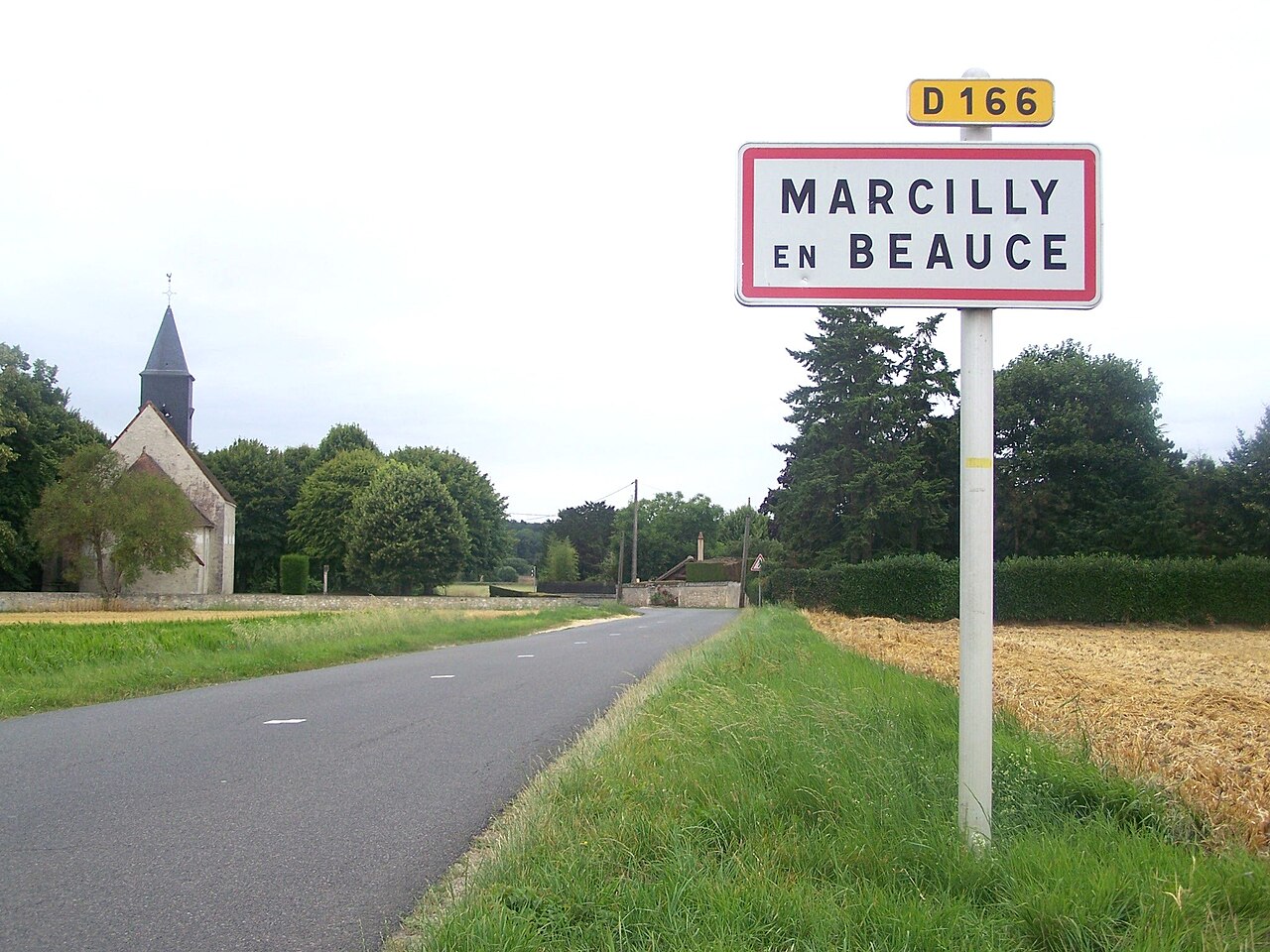 Vue de Marcilly-en-Beauce
