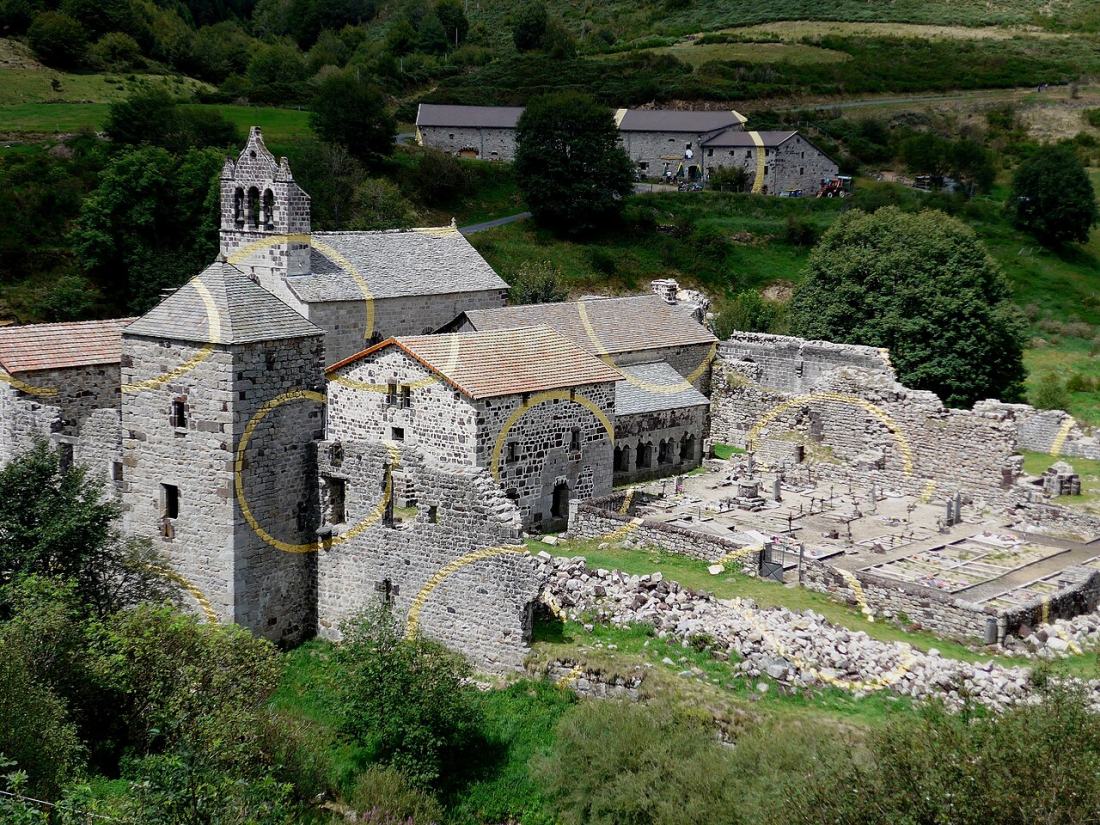 Vue de Mazan-l'Abbaye