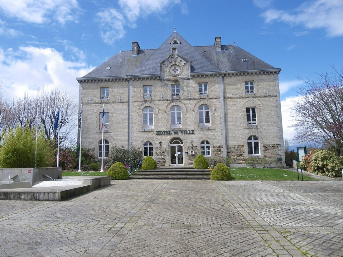 Vue de Montauban-de-Bretagne