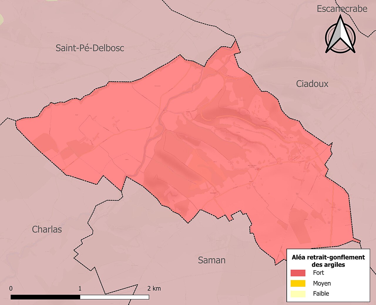 Vue de Montgaillard-sur-Save