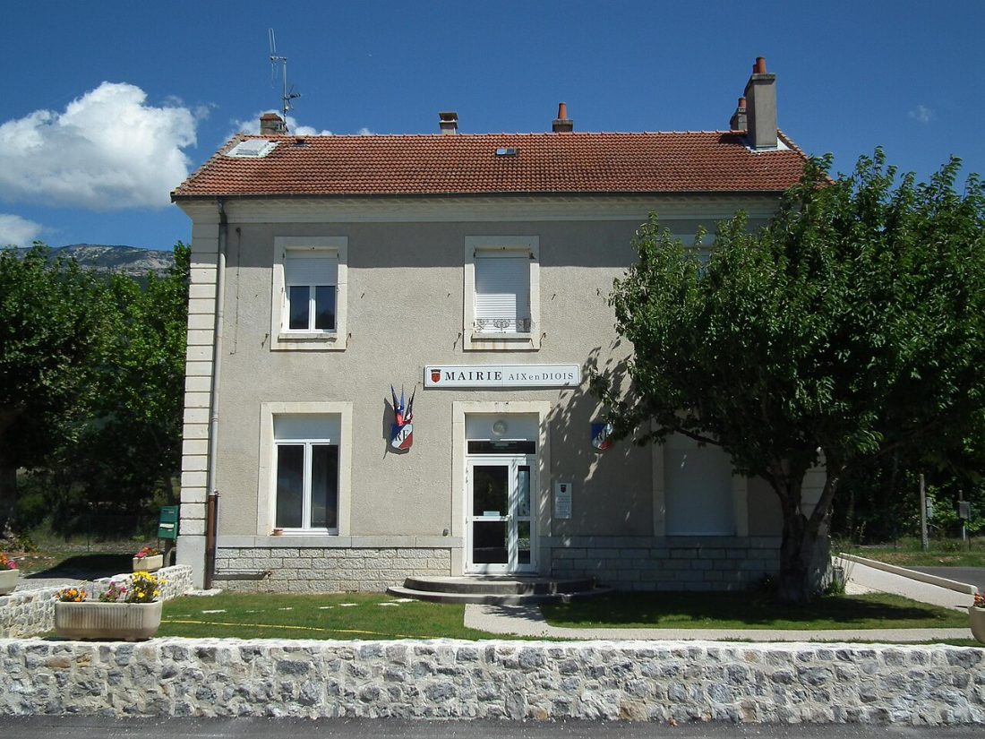 Vue de Montmaur-en-Diois