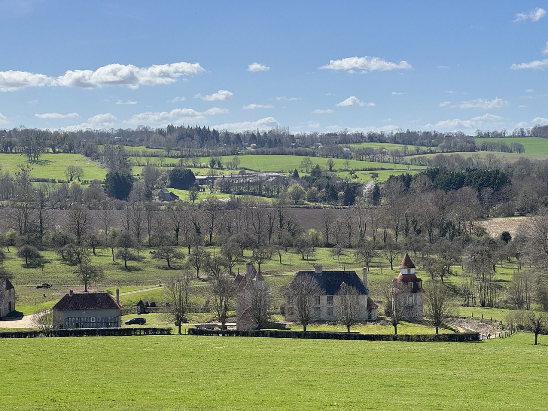 Vue de Montreuil-en-Auge