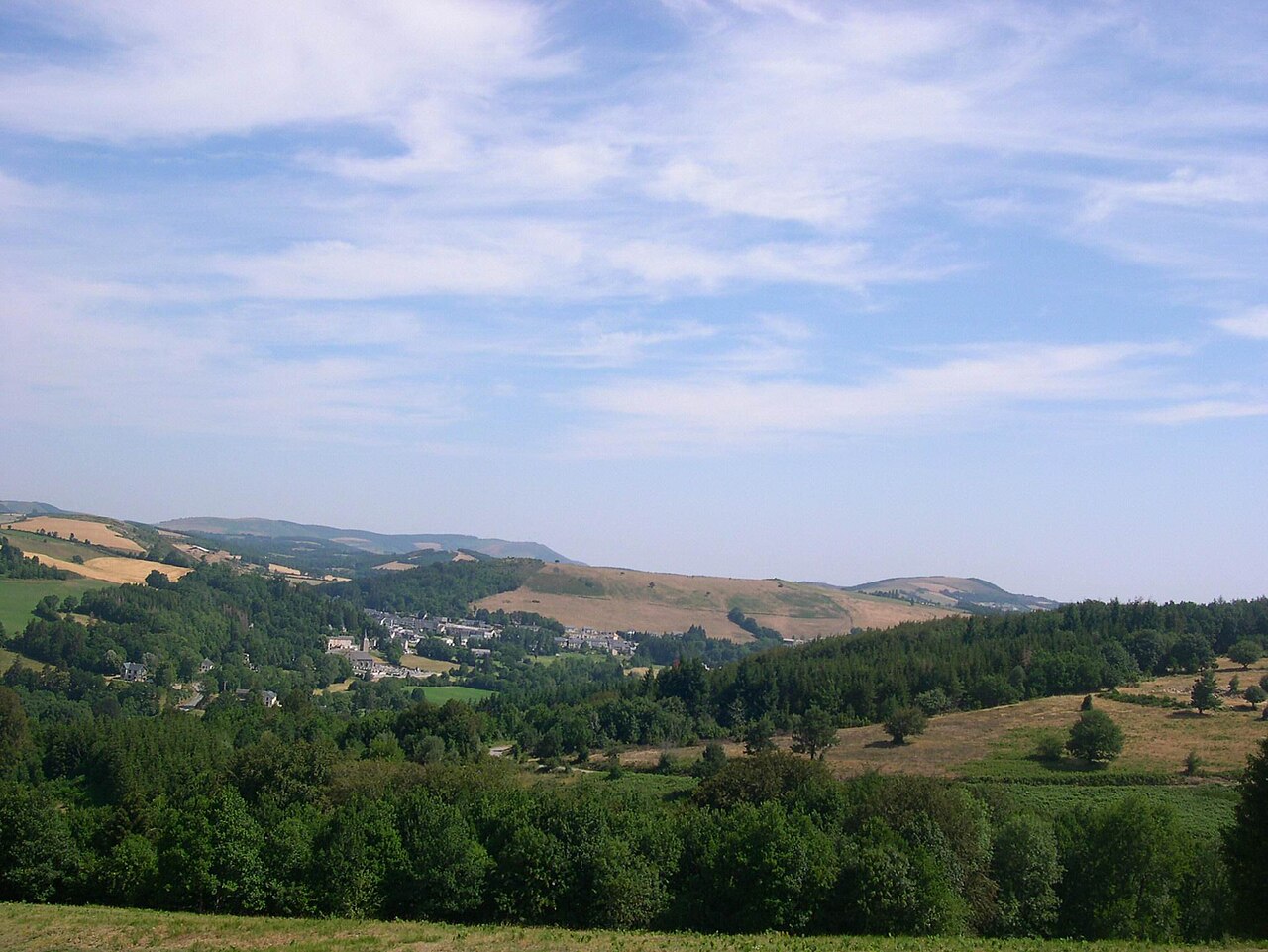 Vue de Murat-sur-Vèbre
