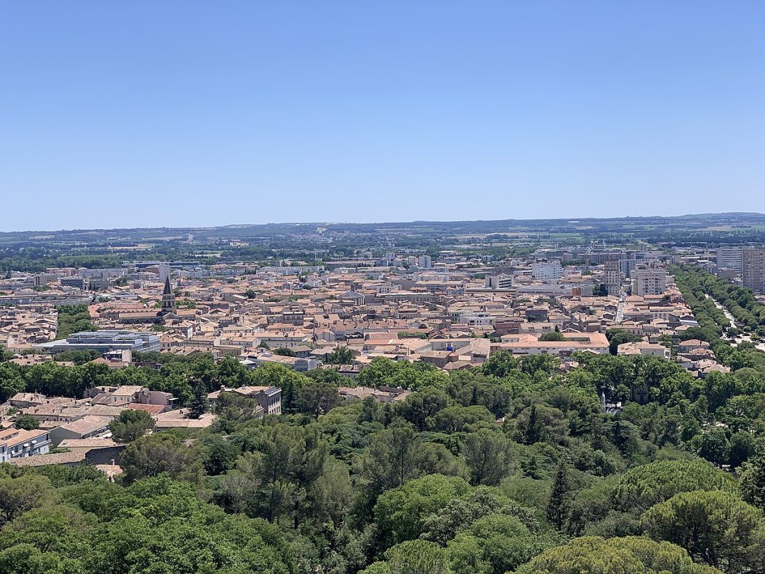 Vue de Nîmes