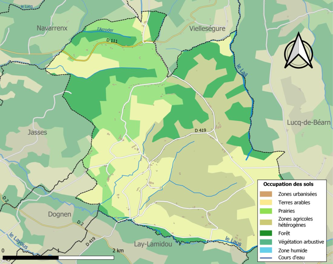 Vue de Ogenne-Camptort