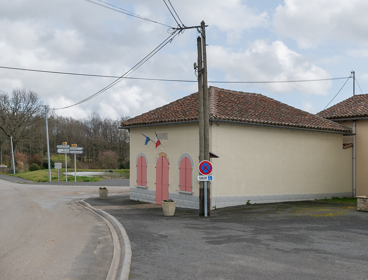 Vue de Oradour-Fanais
