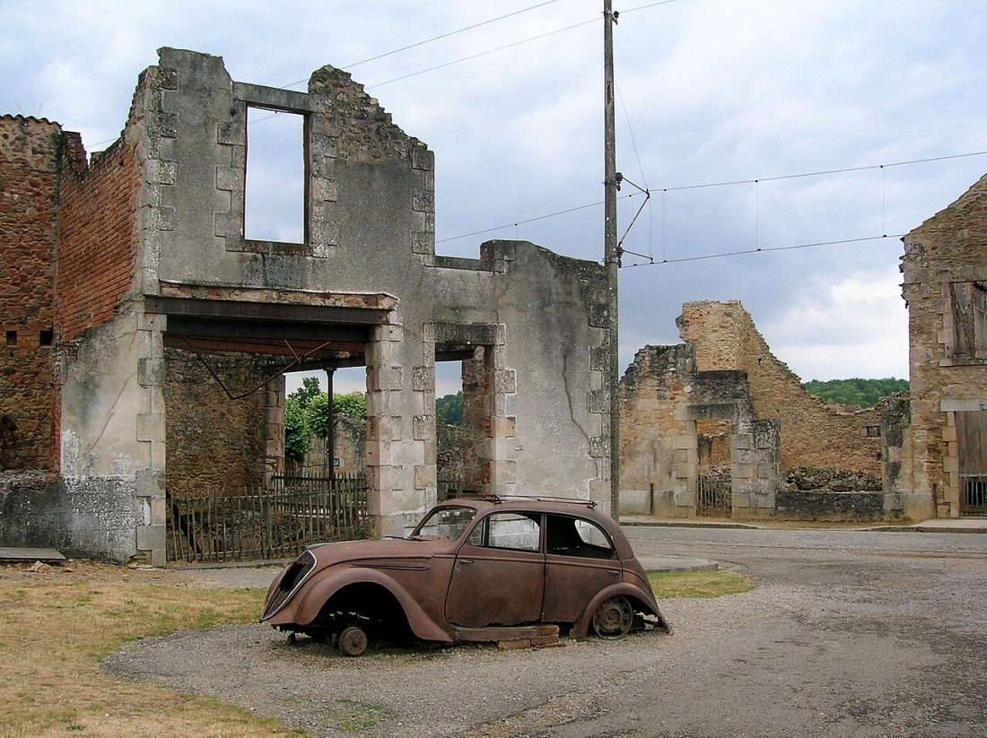 Vue de Oradour-sur-Glane