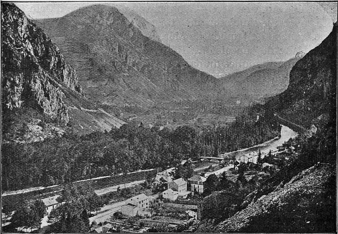 Vue de Ornolac-Ussat-les-Bains