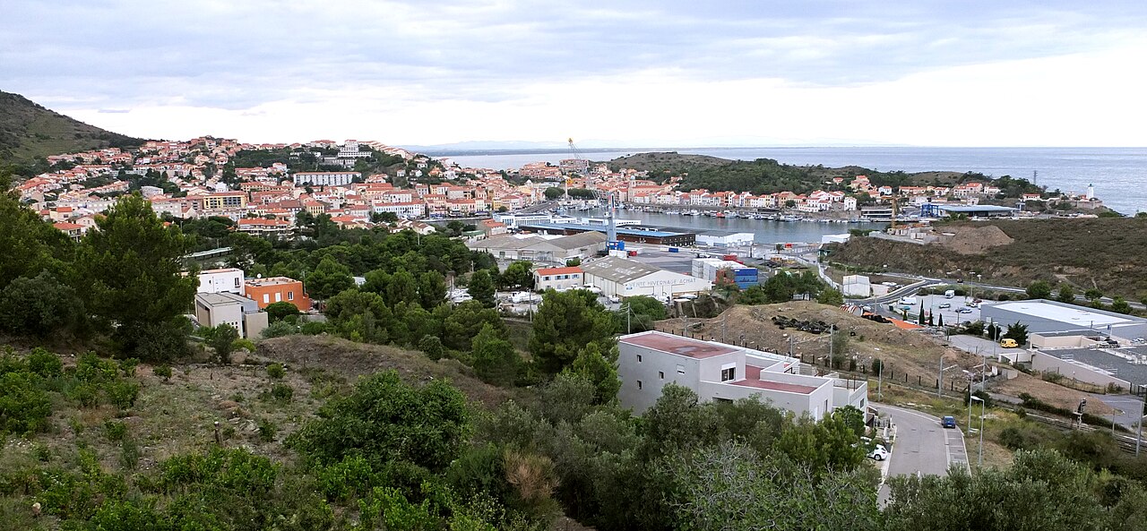 Vue de Port-Vendres