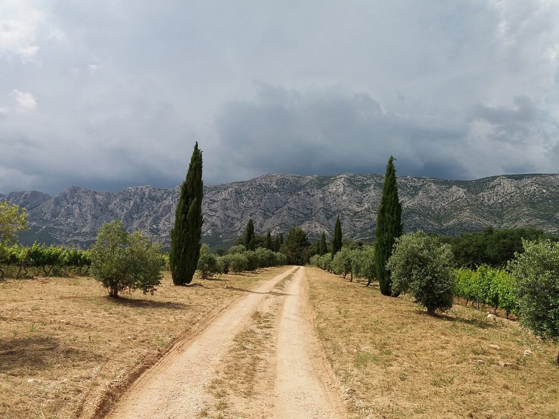 Vue de Pourrières