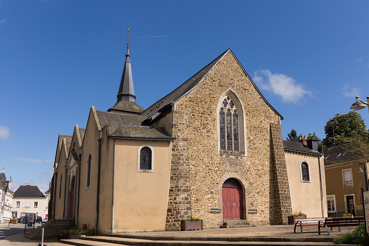 Vue de Quelaines-Saint-Gault