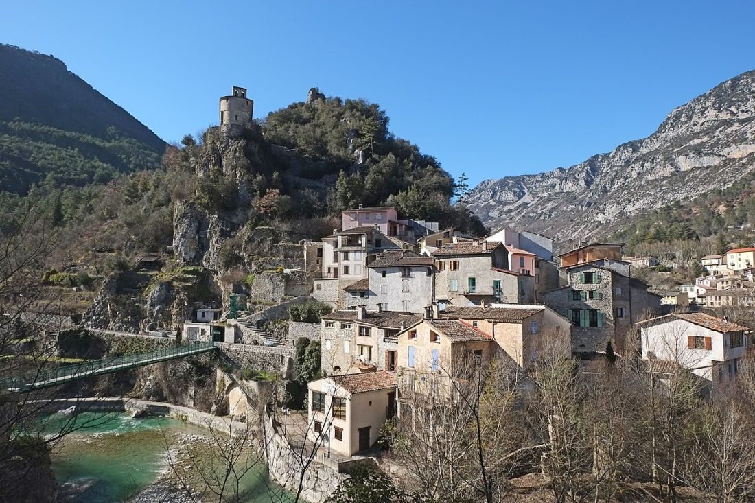 Vue de Roquestéron