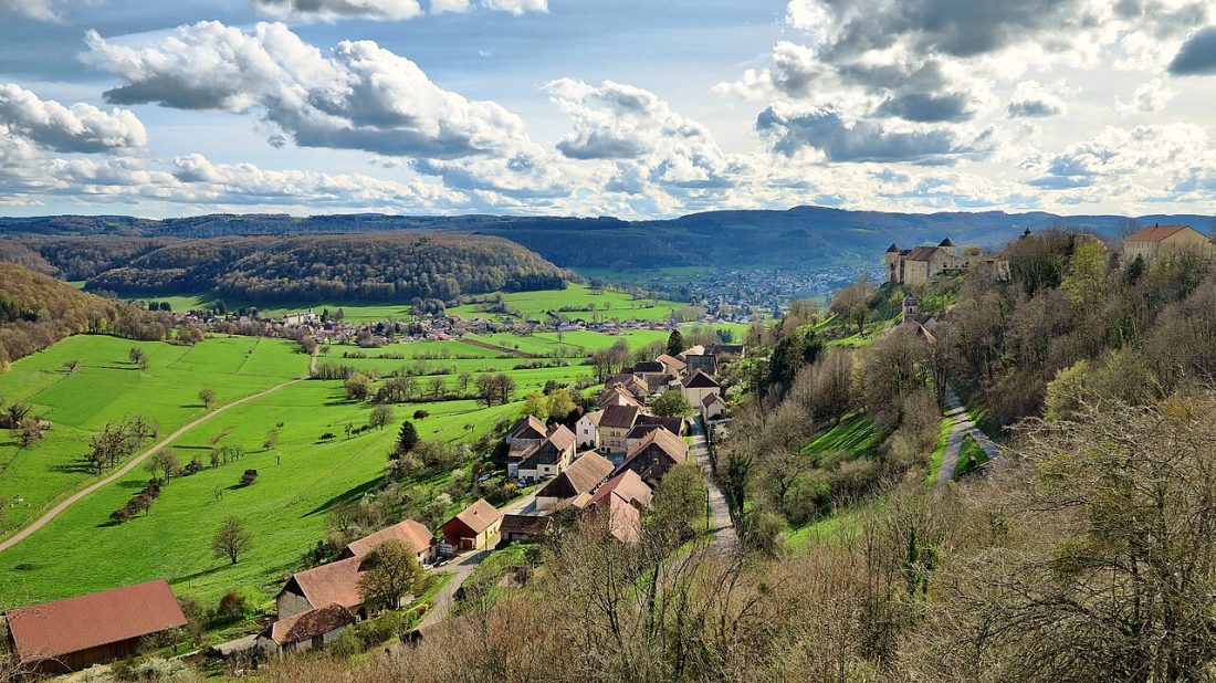 Vue de Rosières-sur-Barbèche