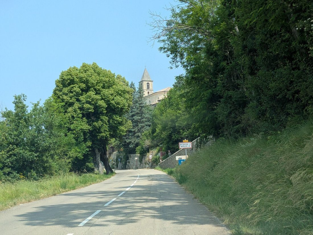 Vue de Saint-Auban-sur-l'Ouvèze