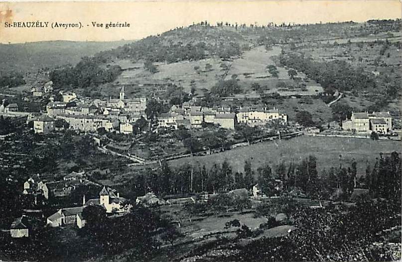Vue de Saint-Beauzély