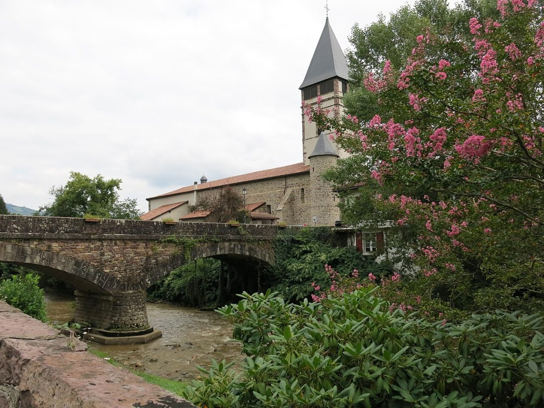 Vue de Saint-Étienne-de-Baïgorry