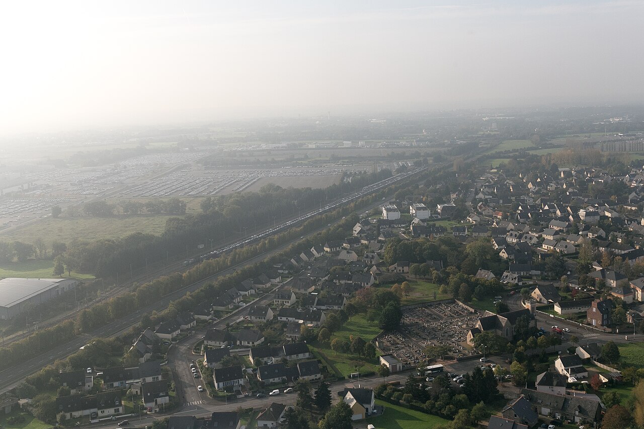 Vue de Saint-Jacques-de-la-Lande