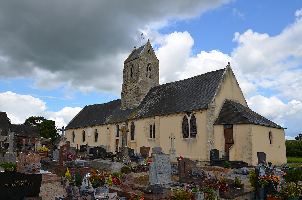 Vue de Saint-Marcouf