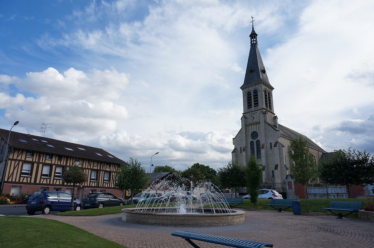 Vue de Saint-Martin-sur-le-Pré
