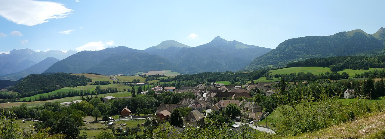 Vue de Saint-Maurice-en-Trièves