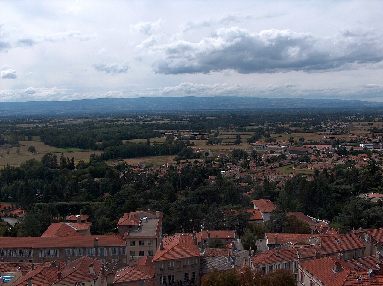 Vue de Saint-Médard-en-Forez