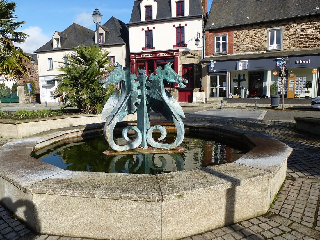 Vue de Saint-Méen-le-Grand