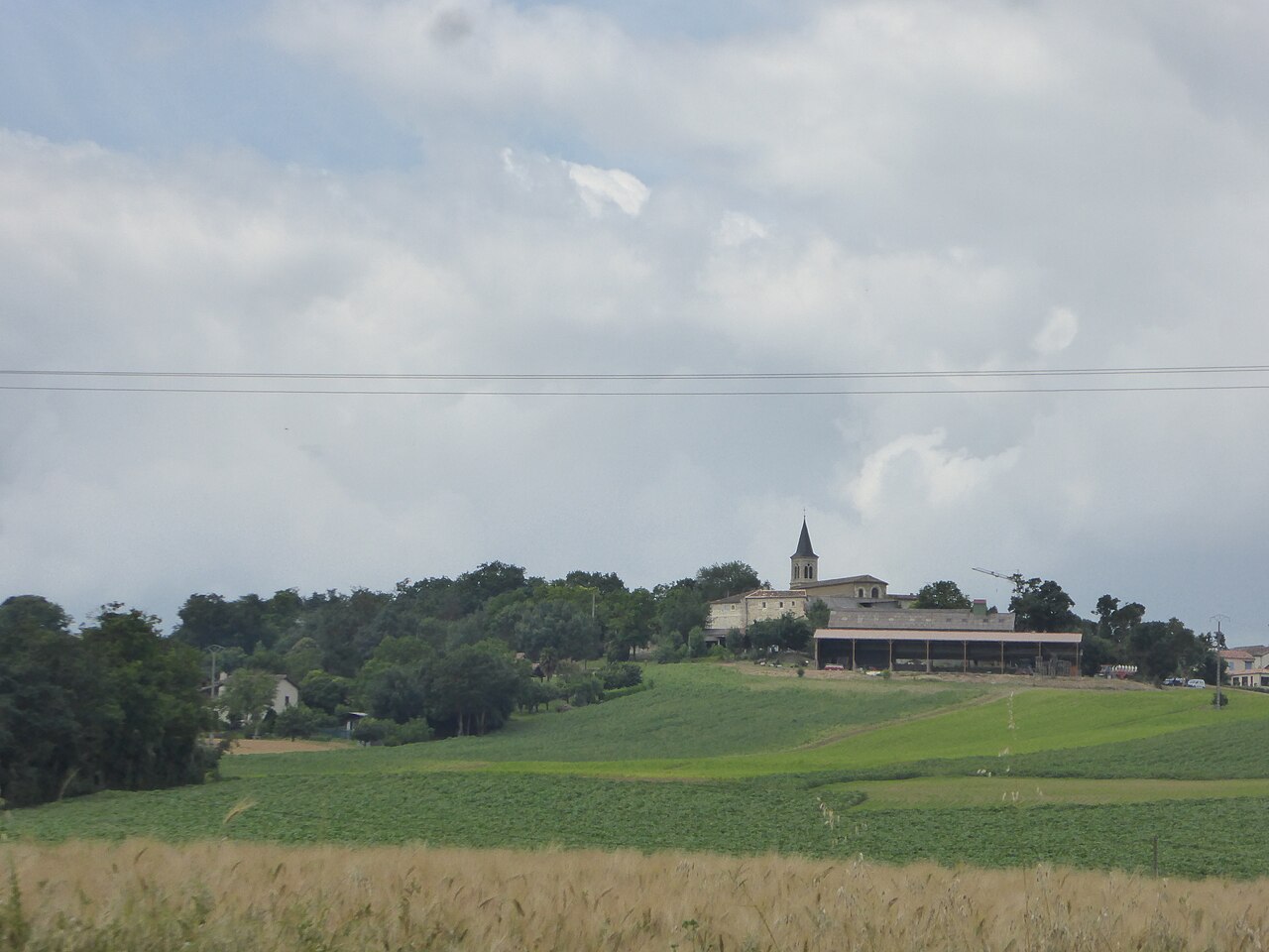 Vue de Saint-Mézard