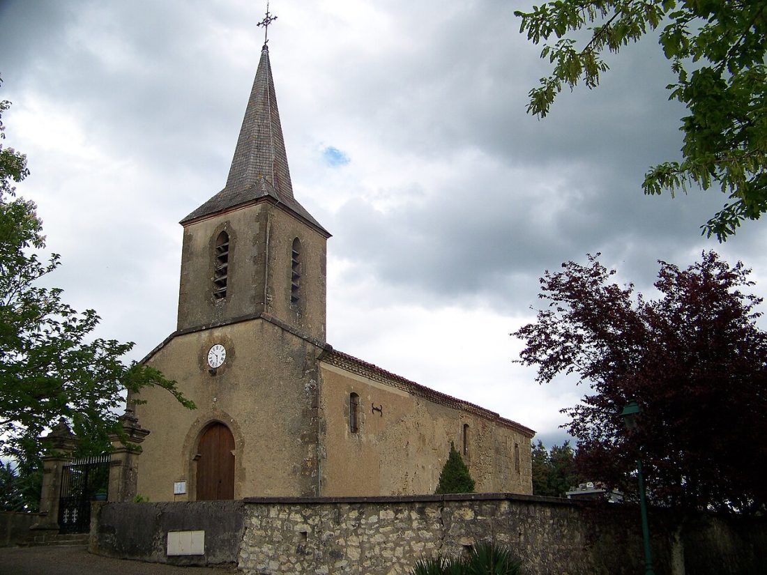 Vue de Saint-Pierre-d'Aubézies
